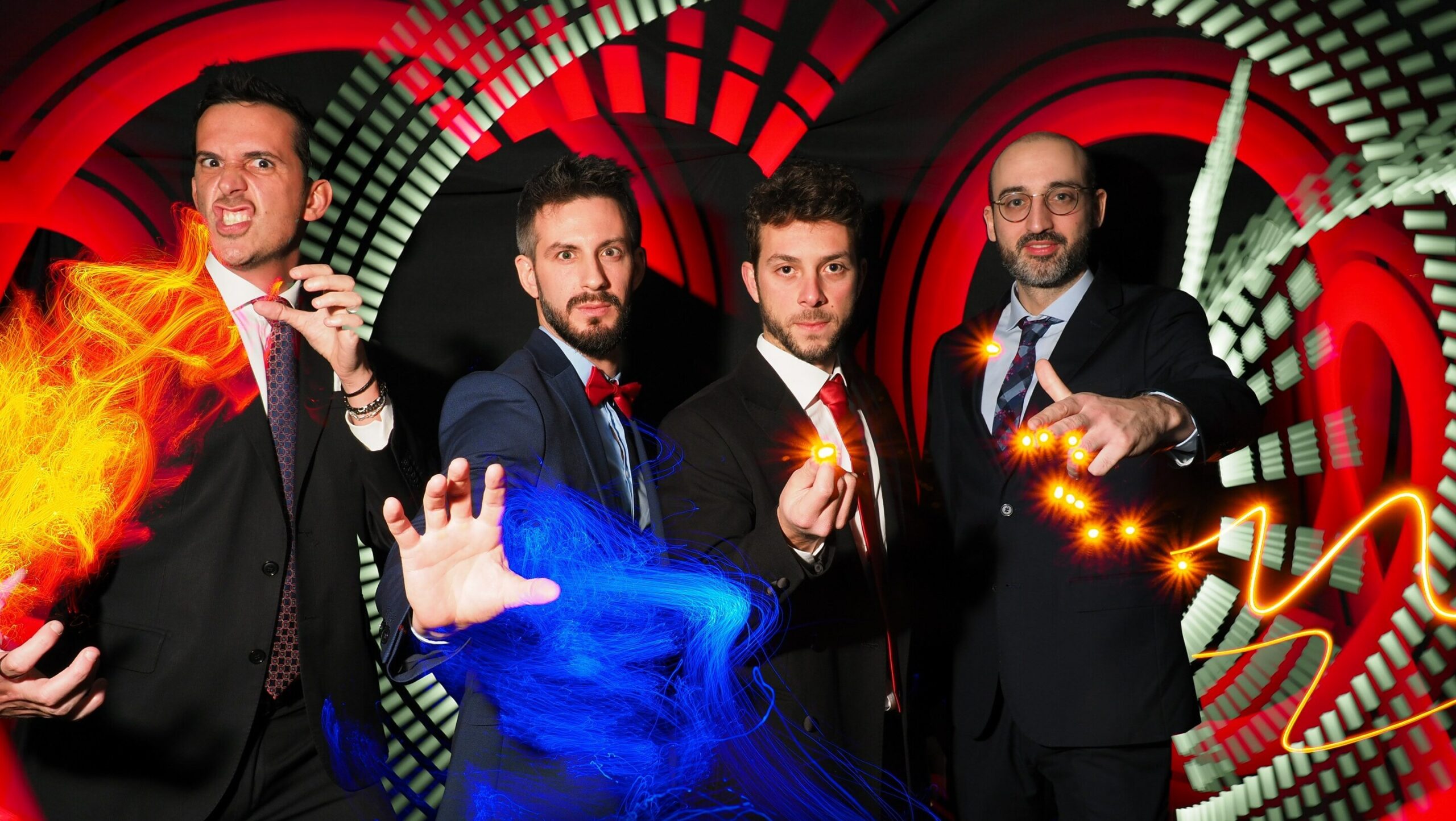 light painting photo fan activations para fan zones