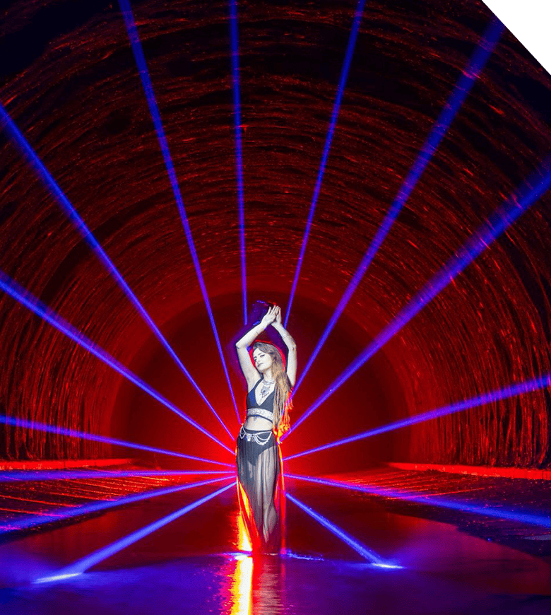 light painting fan zones